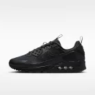 Nike Air Max 90 Drift Triple Black nízke streetové tenisky čierne — produktová fotografia na bielom pozadí, bočný pohľad