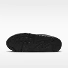 Nike Air Max 90 Drift Triple Black nízke streetové tenisky čierne — produktová fotografia na bielom pozadí, bočný pohľad