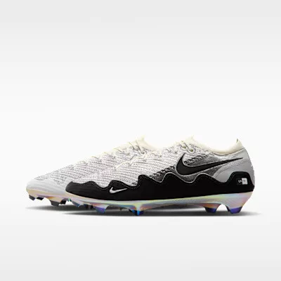 Nike Zoom Mercurial Vapor 16 Elite FG Patta Waves White Black (GS) detské nízke kopačky biele čierne