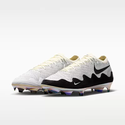 Nike Zoom Mercurial Vapor 16 Elite FG Patta Waves White Black (GS) detské nízke kopačky biele čierne