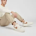 Nike Air Force 1 '07 LV8 'Ivory Saddle Brown' pánske nízke mestské tenisky béžová hnedá
