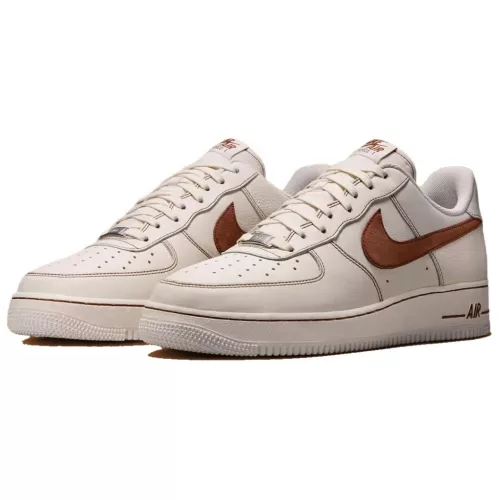 Nike Air Force 1 '07 LV8 'Ivory Saddle Brown' pánske nízke mestské tenisky béžová hnedá