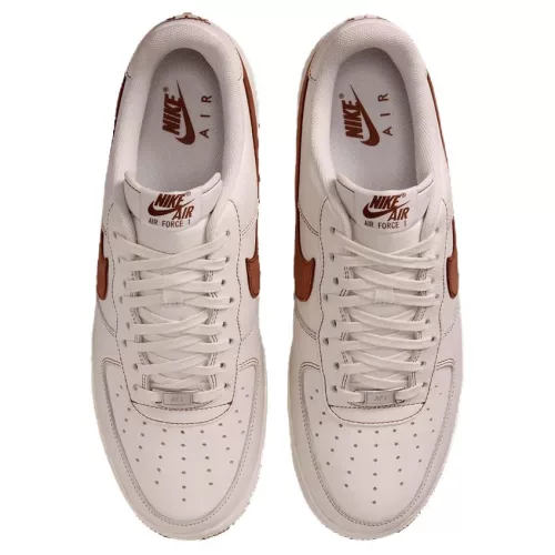 Nike Air Force 1 '07 LV8 'Ivory Saddle Brown' pánske nízke mestské tenisky béžová hnedá