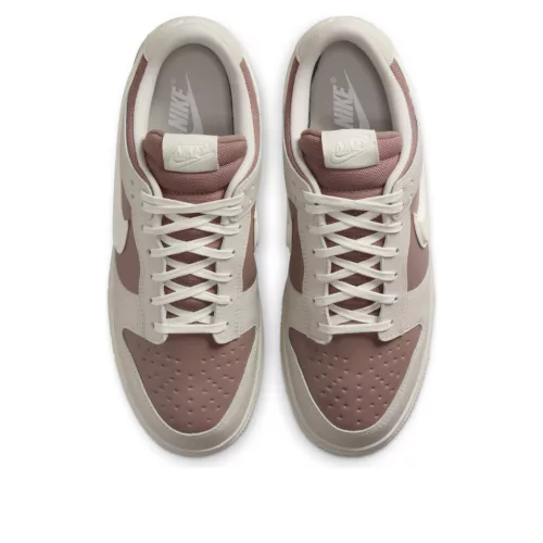 Nike Dunk Low Gore-Tex Light Bone nízke streetové tenisky béžové — produktová fotografia na bielom pozadí, bočný pohľad