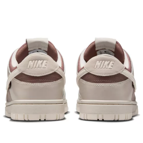 Nike Dunk Low Gore-Tex Light Bone nízke streetové tenisky béžové — produktová fotografia na bielom pozadí, bočný pohľad
