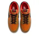 Nike Dunk Low Gore-Tex Wheat Ceramic nízke streetové tenisky — produktová fotografia na bielom pozadí, bočný pohľad