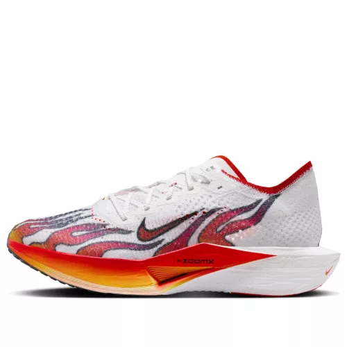 Nike ZoomX Vaporfly Next% 3 FK Ekiden Pack nízke bežecké tenisky — produktová fotografia na bielom pozadí, bočný pohľad