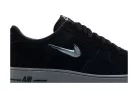 Nike Air Force 1 Low '07 Jewel Black Cool Grey pánske nízke mestské tenisky čierne sivé