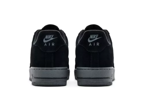 Nike Air Force 1 Low '07 Jewel Black Cool Grey pánske nízke mestské tenisky čierne sivé