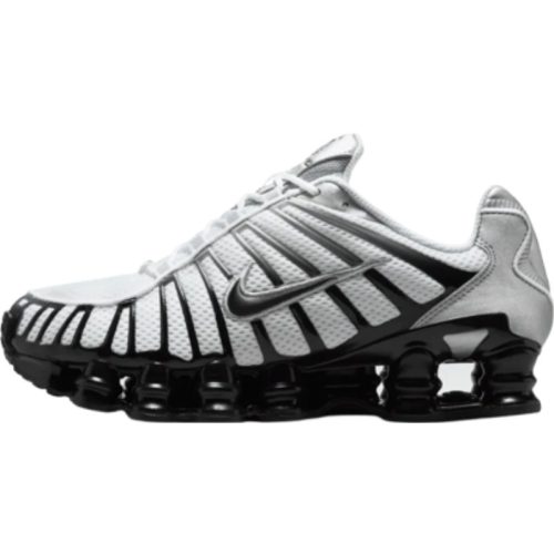 Nike Shox TL 'Metallic Silver' Alacsony Szárú Utcai Sneaker Ezüst Monokróm – 4 Shox Rugóoszlop Y2K