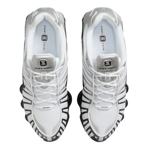 Nike Shox TL 'Metallic Silver' Alacsony Szárú Utcai Sneaker Ezüst Monokróm – 4 Shox Rugóoszlop Y2K