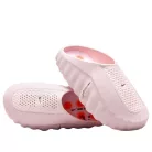 Nike Mind 001 Slide Pearl Pink dámske šľapky ružové — produktová fotografia na bielom pozadí, bočný pohľad