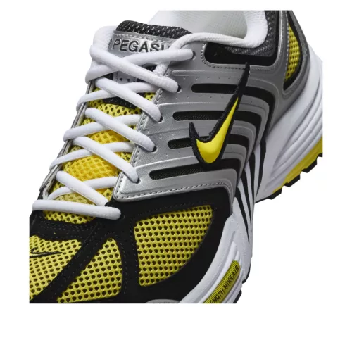 Nike Air Peg 2K5 Opti Yellow Metallic Silver dámske nízke streetové tenisky žlté-strieborné — produktová fotografia na bielom pozadí, bočný pohľad