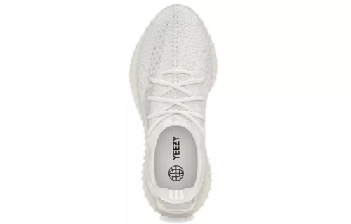 adidas Yeezy Boost 350 V2 Bone nízke streetové tenisky béžové — produktová fotografia na bielom pozadí, bočný pohľad