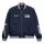 Nike x Nigo Souvenir Jacket Midnight Navy/Black bunda tmavomodrá-čierna — produktová fotografia na bielom pozadí, bočný pohľad
