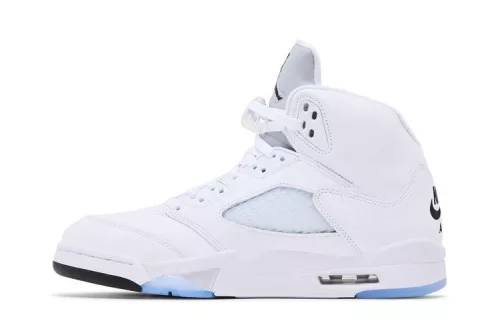 Jordan 5 Retro White Metallic (2026) (GS) detské vysoké basketbalové topánky biele