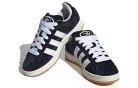 adidas Campus 00s Core Black nízke streetové tenisky čierne-biele — produktová fotografia na bielom pozadí, bočný pohľad