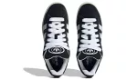 adidas Campus 00s Core Black nízke streetové tenisky čierne-biele — produktová fotografia na bielom pozadí, bočný pohľad