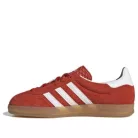 adidas Gazelle Indoor Bold Orange dámske nízke streetové tenisky oranžové — produktová fotografia na bielom pozadí, bočný pohľad