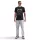 Nike Sportswear T-Shirt Off-Noir tričko — produktová fotografia na bielom pozadí, bočný pohľad