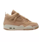 Jordan 4 Retro Cozy Girl dámske nízke streetové tenisky — produktová fotografia na bielom pozadí, bočný pohľad