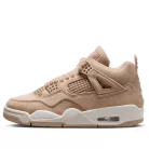 Jordan 4 Retro Cozy Girl dámske nízke streetové tenisky — produktová fotografia na bielom pozadí, bočný pohľad