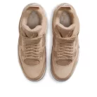 Jordan 4 Retro Cozy Girl dámske nízke streetové tenisky — produktová fotografia na bielom pozadí, bočný pohľad