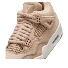Jordan 4 Retro Cozy Girl dámske nízke streetové tenisky — produktová fotografia na bielom pozadí, bočný pohľad