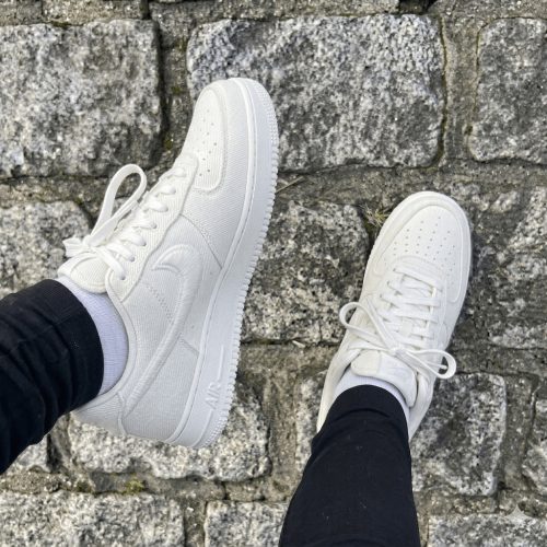 Nike Air Force 1 Low Canvas 'Summit White Light Orewood Brown '