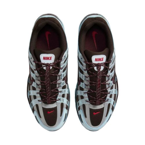 Nike P-6000 'Glacier Blue Burgundy Crush' Alacsony Szárú Retro Futócipő Kék-Bordó – Chunky EVA Talp