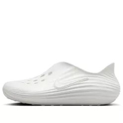 Nike ReactX Rejuven8 Sail dámske nízke streetové tenisky lomené biele — produktová fotografia na bielom pozadí, bočný pohľad