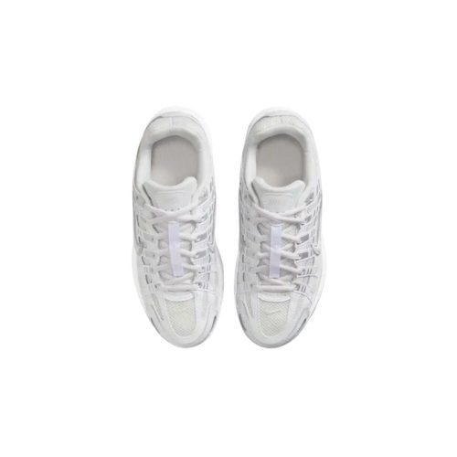 Nike P-6000 'Platinum Tint White' Alacsony Szárú Retro Futócipő Fehér-Platinaszürke – Chunky Talp Late 90s