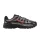 Nike P-6000 Anthracite Picante Red Metallic Cool Grey detské nízke streetové tenisky tmavosivé-červené — produktová fotografia na bielom pozadí, bočný pohľad
