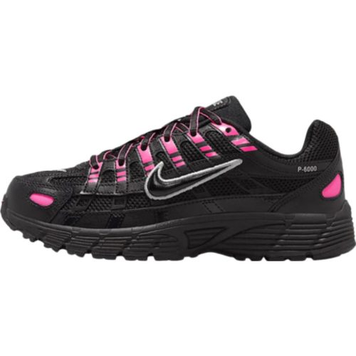 Nike P-6000 GS 'Black Pink Blast' Gyerek Alacsony Szárú Retro Futócipő Fekete-Élénk Rózsaszín – Chunky EVA Talp