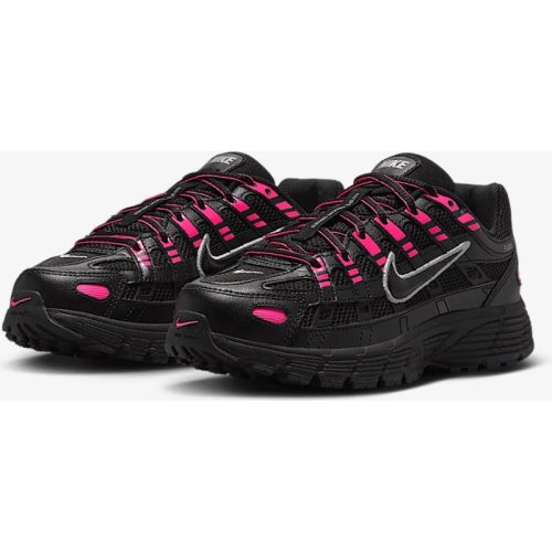 Nike P-6000 GS 'Black Pink Blast' Gyerek Alacsony Szárú Retro Futócipő Fekete-Élénk Rózsaszín – Chunky EVA Talp