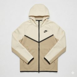   Nike Sportswear Tech Fleece Full-Zip Hoodie, Idősebb gyerekeknek- bézs