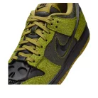 Nike Dunk Low Retro QS Halloween Skull nízke streetové tenisky — produktová fotografia na bielom pozadí, bočný pohľad