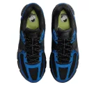 Nike Zoom Vomero 5 Black Court Blue nízke bežecké tenisky neónovozelené-čierne — produktová fotografia na bielom pozadí, bočný pohľad