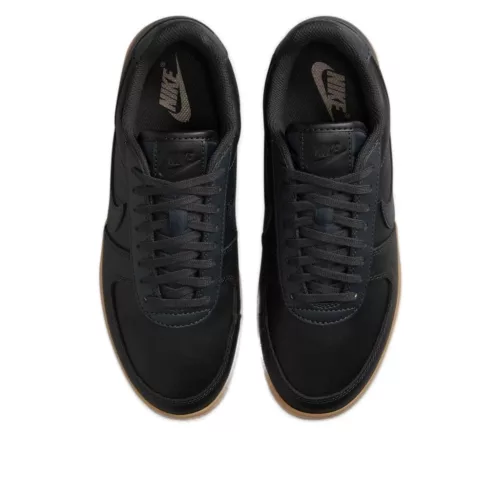 Nike Field General 82 Off Noir Gum dámske nízke streetové tenisky čierne — produktová fotografia na bielom pozadí, bočný pohľad