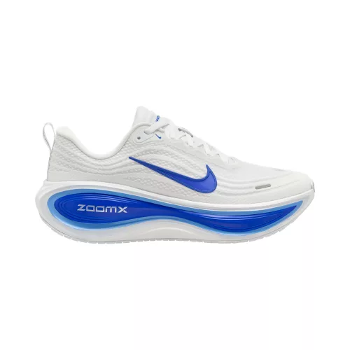 Nike Vomero Plus White Blue nízke bežecké tenisky biele-modré — produktová fotografia na bielom pozadí, bočný pohľad
