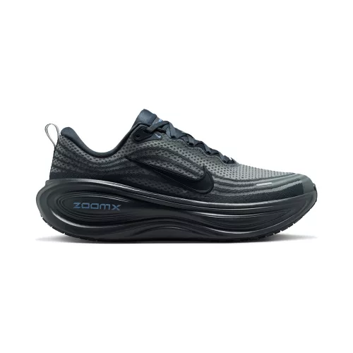 Nike Vomero Plus Thunder Blue Obsidian nízke bežecké tenisky modré-tmavomodré — produktová fotografia na bielom pozadí, bočný pohľad