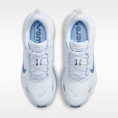 Nike Vomero Plus White Aluminum Mystic Navy (Women's) dámske nízke bežecké topánky biele