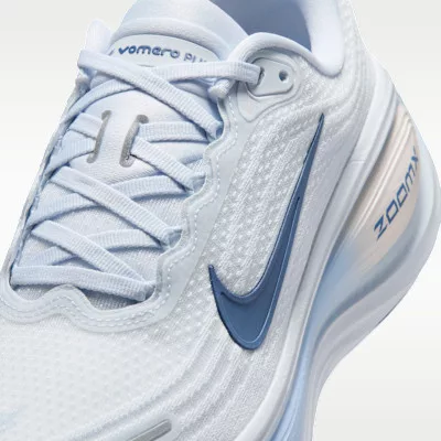 Nike Vomero Plus White Aluminum Mystic Navy (Women's) dámske nízke bežecké topánky biele