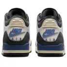 Jordan 3 Retro OG SP A Ma Maniére Diffused Blue nízke streetové tenisky modré — produktová fotografia na bielom pozadí, bočný pohľad