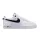 Nike Air Force 1 Low '07 LV8 White Black Bright Crimson nízke streetové tenisky biele-čierne — produktová fotografia na bielom pozadí, bočný pohľad