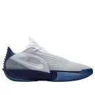 Nike Air Zoom GT Cut 3 Turbo Dallas Mavericks nízke basketbalové tenisky tmavomodré — produktová fotografia na bielom pozadí, bočný pohľad