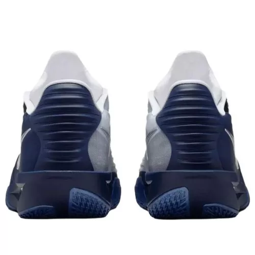 Nike Air Zoom GT Cut 3 Turbo Dallas Mavericks nízke basketbalové tenisky tmavomodré — produktová fotografia na bielom pozadí, bočný pohľad
