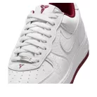 Nike Air Force 1 Low Kobe Bryant Forever Lower Merion Home nízke streetové tenisky biele — produktová fotografia na bielom pozadí, bočný pohľad