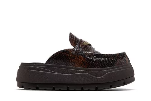 Jordan Mule Croc Velvet Brown (Women's) dámske nízke šľapky hnedé