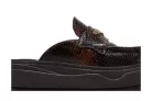 Jordan Mule Croc Velvet Brown (Women's) dámske nízke šľapky hnedé